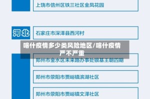 喀什疫情多少类风险地区/喀什疫情严不严重