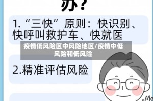 疫情低风险区中风险地区/疫情中低风险和低风险