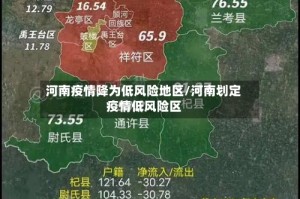 河南疫情降为低风险地区/河南划定疫情低风险区