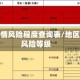 地区疫情风险程度查询表/地区疫情风险等级