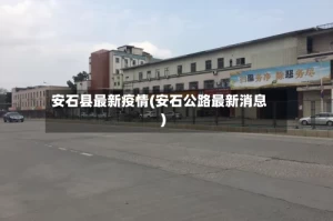 安石县最新疫情(安石公路最新消息)