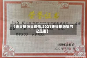 【曹县桃源县疫情,2021曹县桃源集书记是谁】