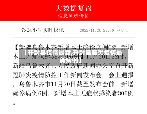 【开封县疫情最新,开封县肺炎疫情最新病例】-第1张图片