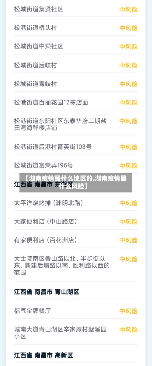 【湖南疫情是什么地区的,湖南疫情属什么风险】-第3张图片
